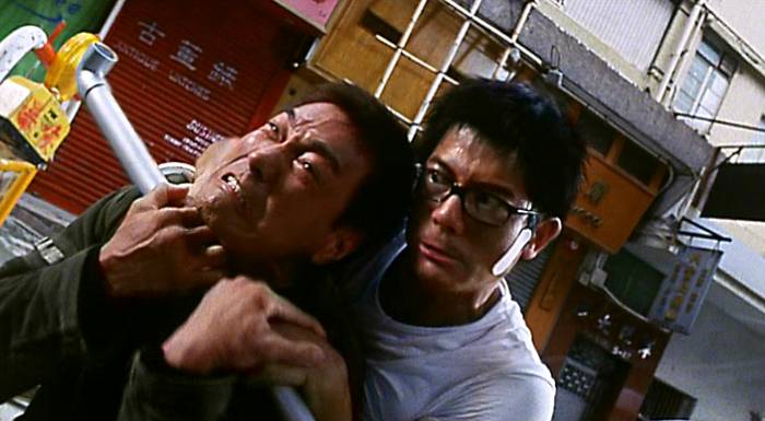 Peter Li (Aaron Kwok Fu Sing) and thug (Kenneth Lo?)
