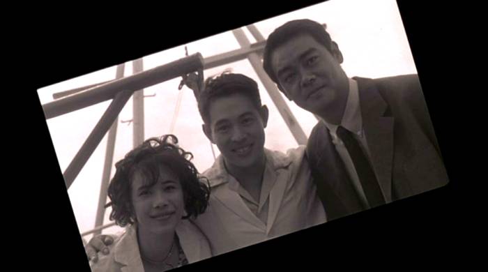 Tracy (Karen Mok Man Wai), Black Mask (Jet Li Lian Jie) and Inspector Shek (Sean Lau Ching Wan) from the US DVD